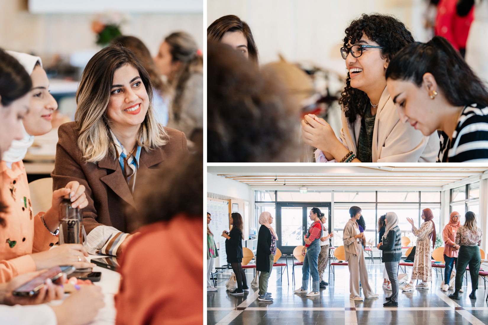 Collage of women entrepreneurs