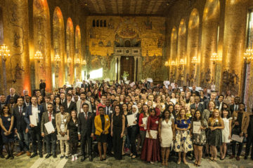 SI scholarship holders at the SI Diploma Ceremony 2017