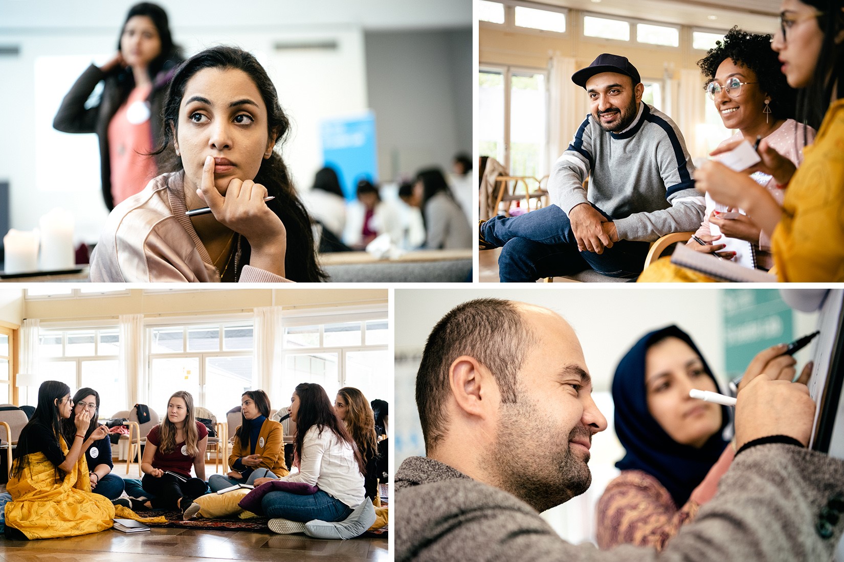 Leader Lab 2019 Bildkollage över deltagare i ledarskapsprogrammet SI Leader Lab