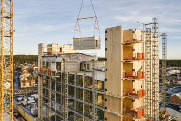Construction site of Sara Kulturhus