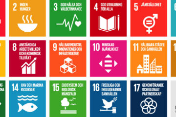 Graphic illustration of the Global Goals. 