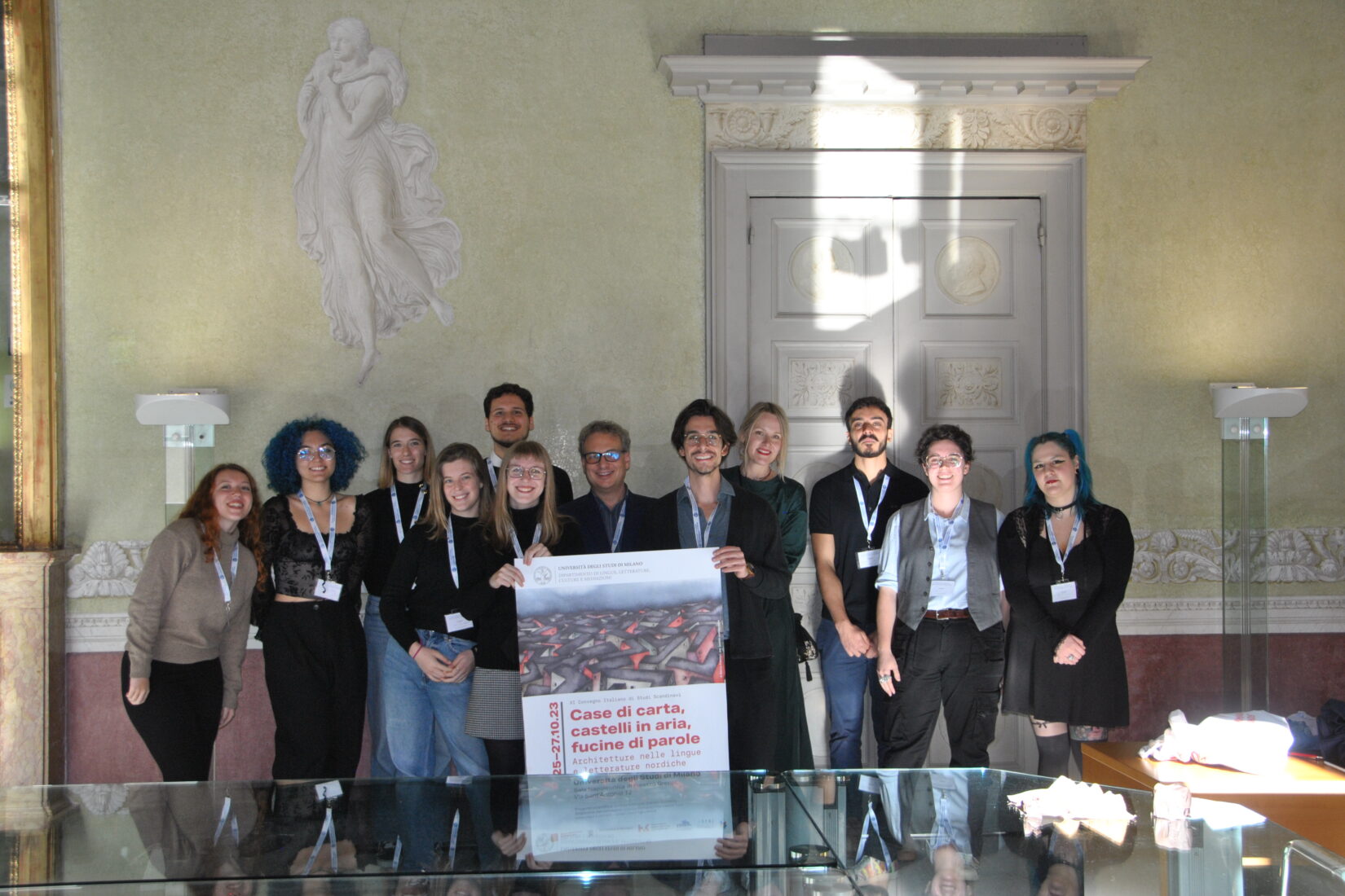 Docenter och studenter i Skandinaviska språk och skandinavisk litteratur vid Milanos Universitet.