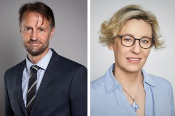 Foton på Andreas von Beckerath, Sveriges ambassadör i Polen, och Anita Ryng, Public Affairs Manager vid Ikea i Polen