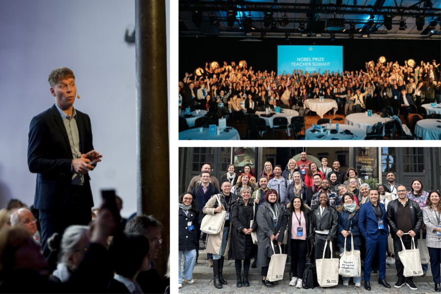 Collage of attendees of the Nobel Prize Teacher Summit in 2024