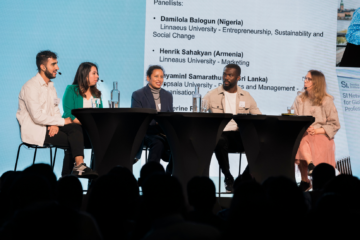 Student panel at SI Scholarship Kick-off 2024